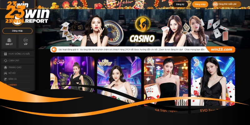 Khái quát về Casino 23WIN 